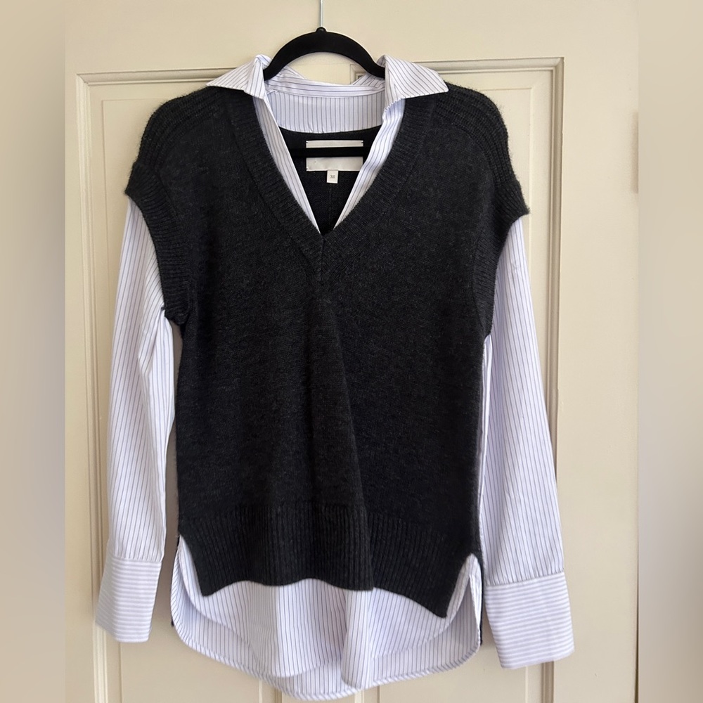 Brochu Walker brand new cashmere sweater shirt